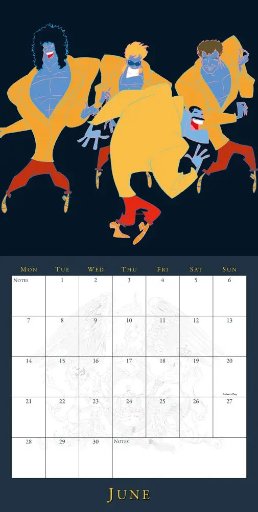 Queen Collector's Edition Record Sleeve Calendar 2021 *English Version* product photo