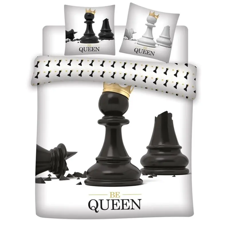 Queen microfibre duvet cover bed 135cm product photo