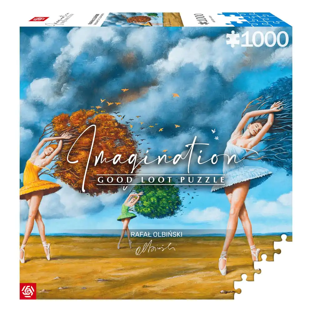 Rafal Olbinski Imagination Puzzle The Shape of Color Green (1000 pieces) termékfotó