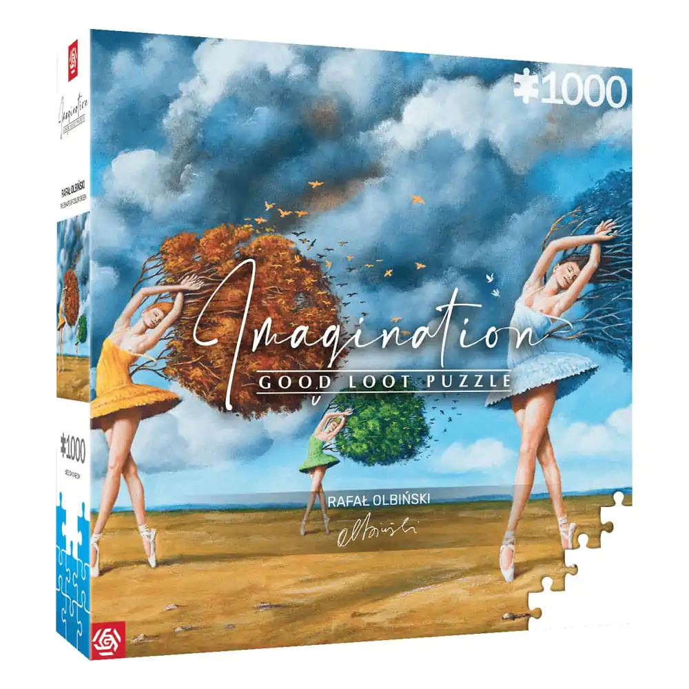 Rafal Olbinski Imagination Puzzle The Shape of Color Green (1000 pieces) termékfotó