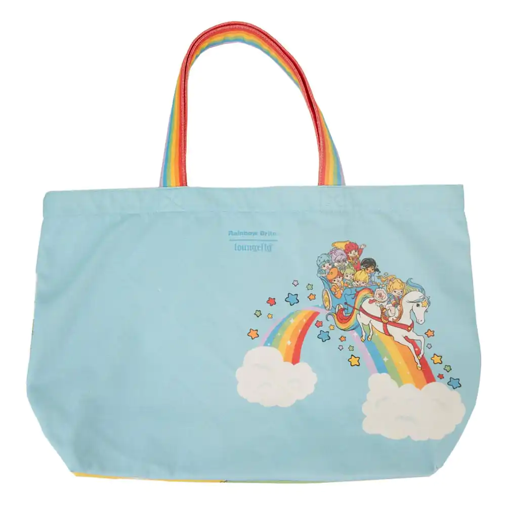 Rainbow Brite by Loungefly Canvas Tote Bag Rainbow Brite Gang Rainbow Handle product photo