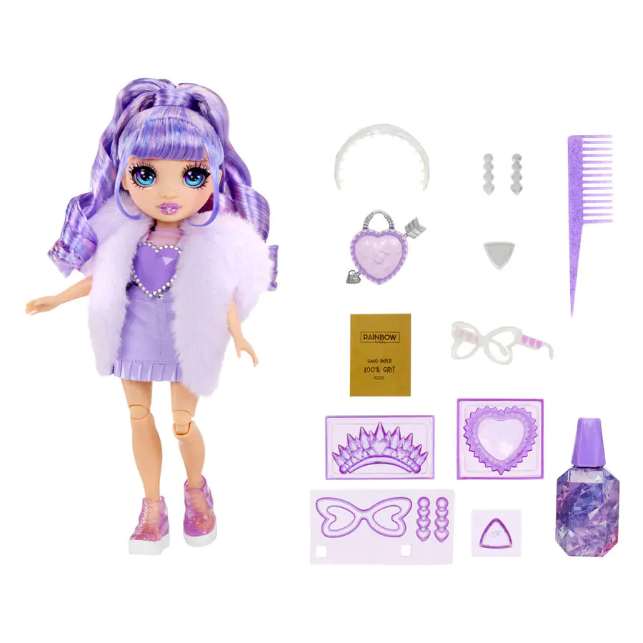 Rainbow High Crystal Fashion Violet doll product photo