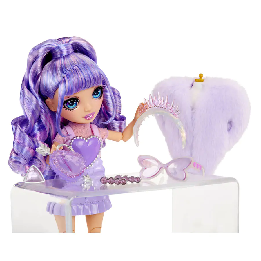 Rainbow High Crystal Fashion Violet doll product photo