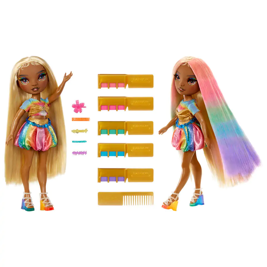 Rainbow High Hair Chalk & Style Meline doll product photo