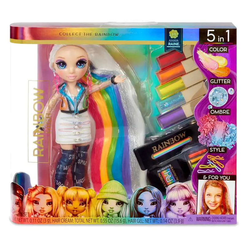 Rainbow High Hair Studio Amaya doll 25cm termékfotó