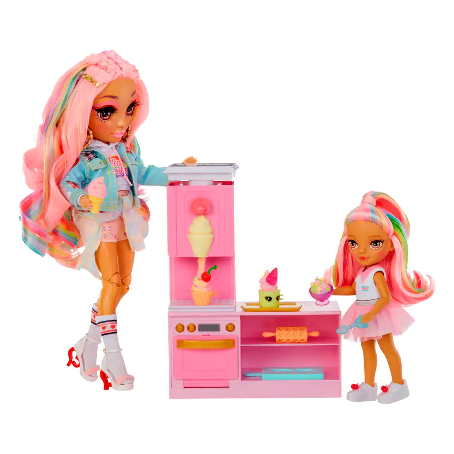 Rainbow High Little Dessert Shop with Kandy playset and doll product photo