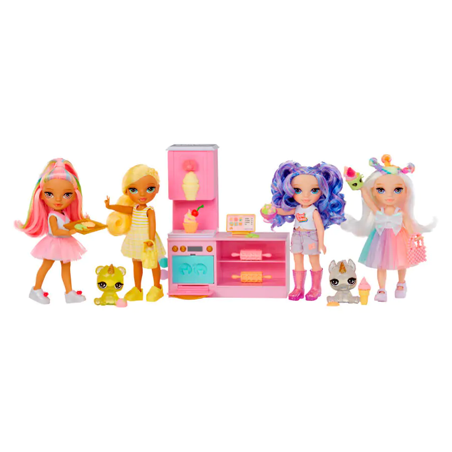 Rainbow High Little Dessert Shop with Kandy playset and doll product photo