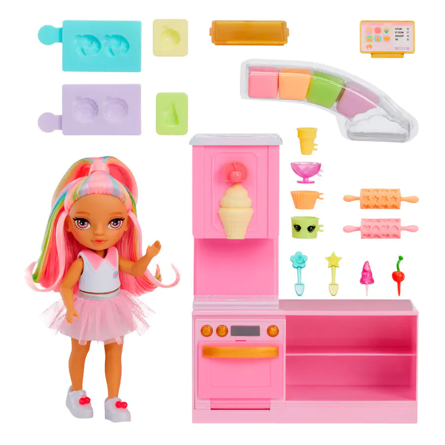 Rainbow High Little Dessert Shop with Kandy playset and doll product photo