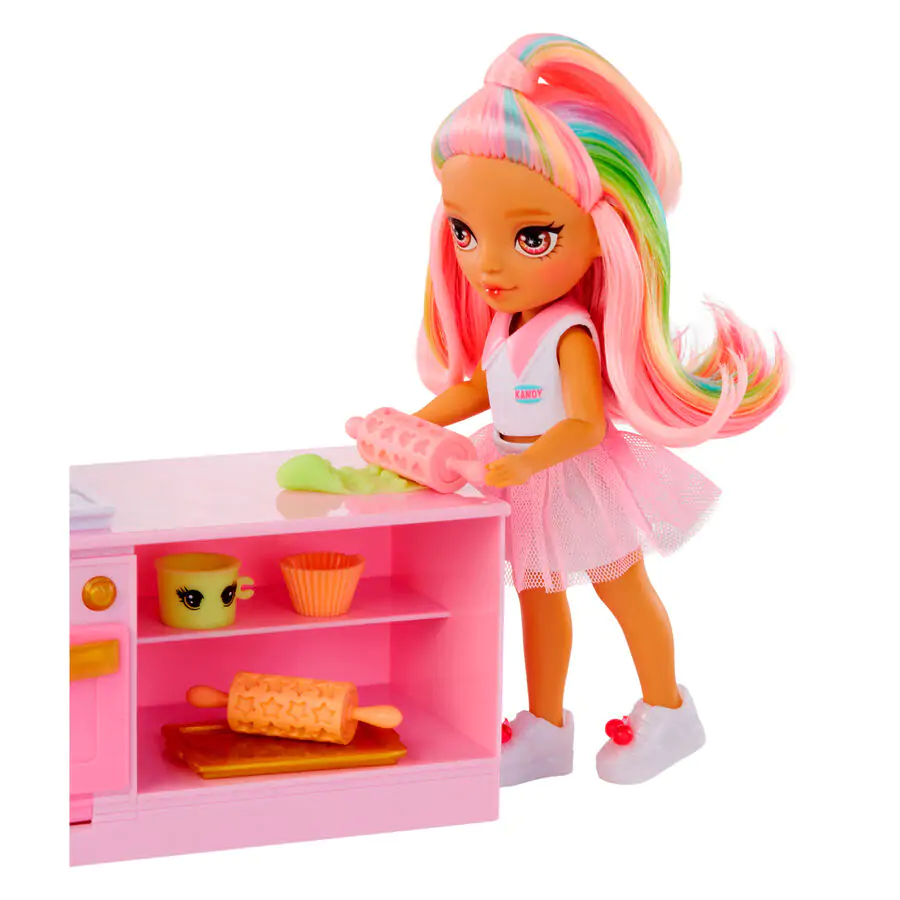 Rainbow High Little Dessert Shop with Kandy playset and doll product photo