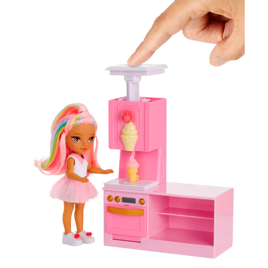 Rainbow High Little Dessert Shop with Kandy playset and doll product photo