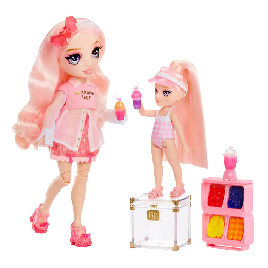 Rainbow High Little Pool Day with Blush playset and doll product photo