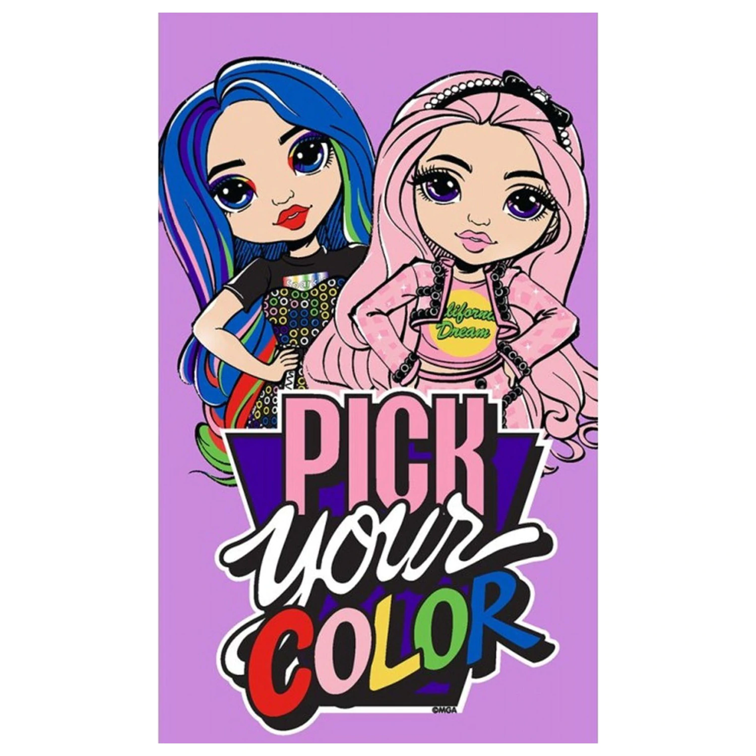 Rainbow High Pick Your Color Hand Towel, Face Towel, Towel product photo