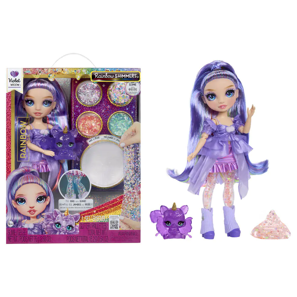 Rainbow High Rainbow Shimmers Feature Fantasy Violet doll product photo