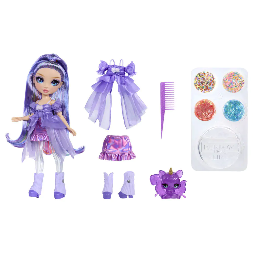 Rainbow High Rainbow Shimmers Feature Fantasy Violet doll product photo