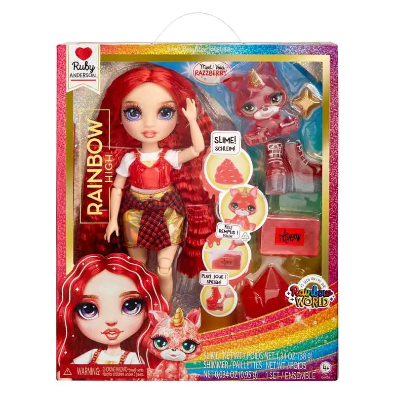 Rainbow High Rainbow World Ruby doll 25cm termékfotó