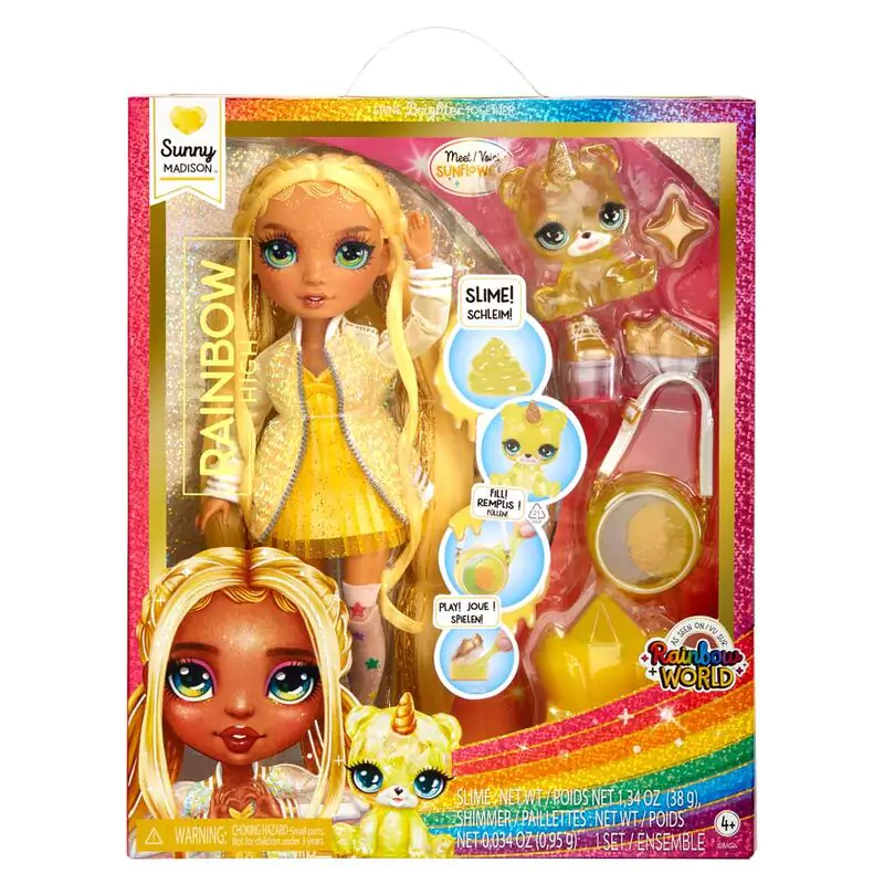 Rainbow High Rainbow World Sunny doll 25cm termékfotó