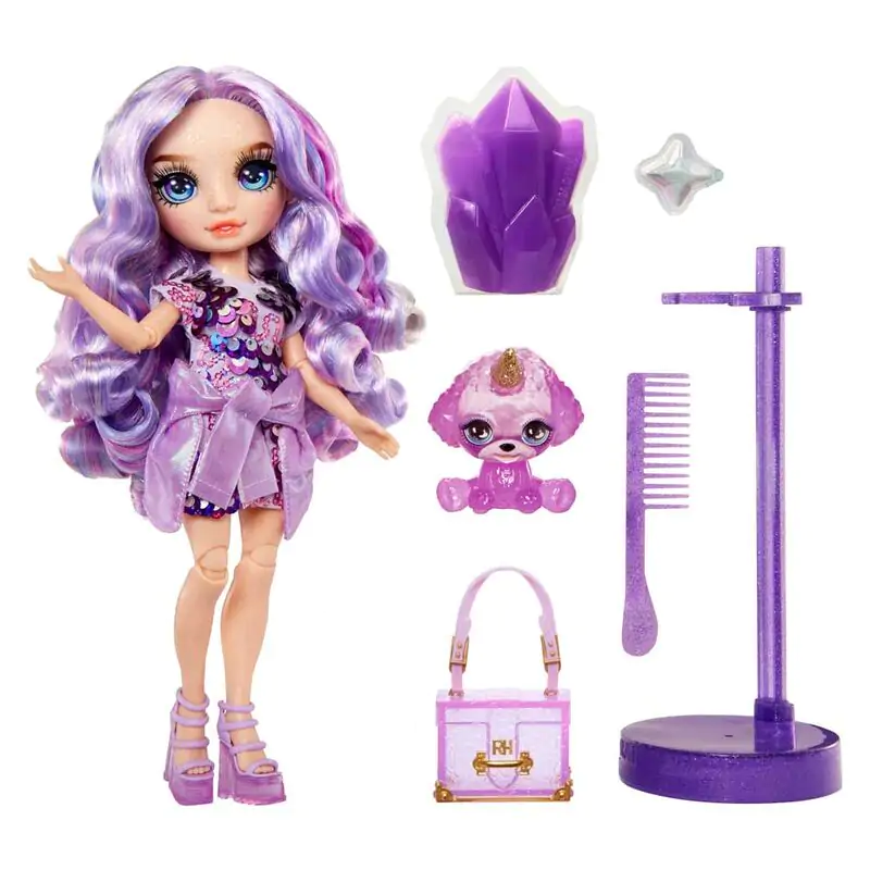 Rainbow High Rainbow World Violet doll 25cm termékfotó