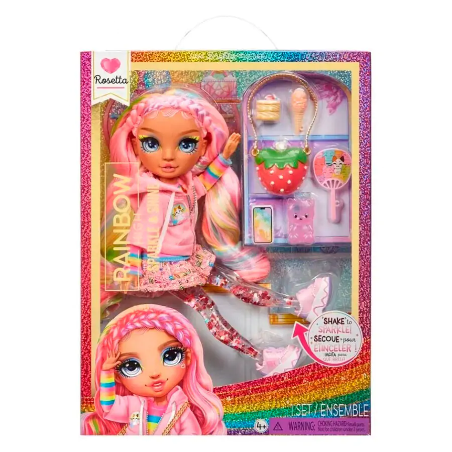 Rainbow High Sparkle & Shine Rosetta doll product photo