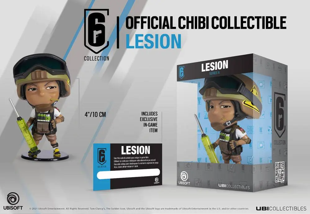 Rainbow Six Siege 6 Collection Chibi Figure Series 6 Lesion 10 cm product photo
