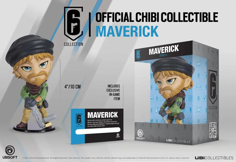 Rainbow Six Siege 6 Collection Chibi Figure Series 6 Maverick 10 cm termékfotó