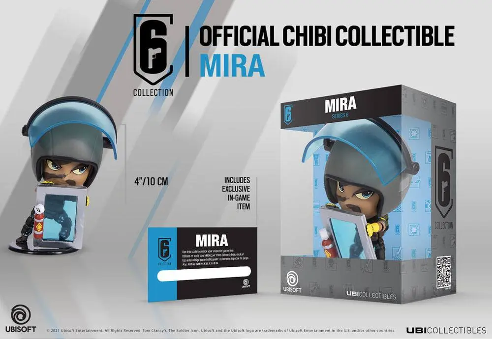 Rainbow Six Siege 6 Collection Chibi Figure Series 6 Mira 10 cm termékfotó