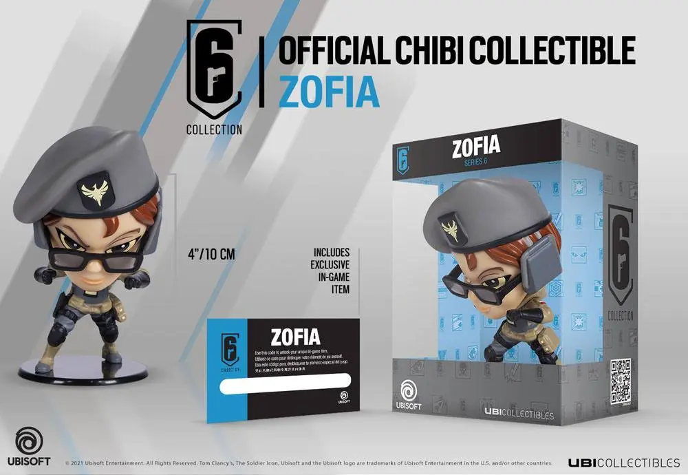 Rainbow Six Siege 6 Collection Chibi Figure Series 6 Zofia 10 cm termékfotó