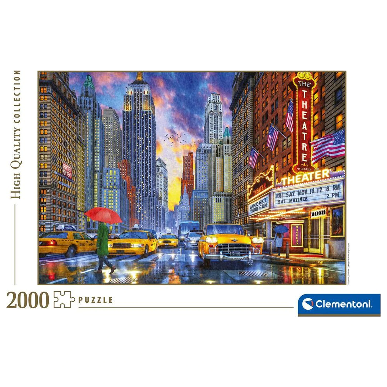 Rainy Manhattan puzzle 2000pcs product photo