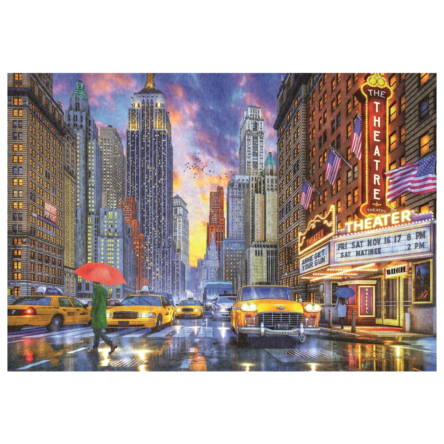 Rainy Manhattan puzzle 2000pcs product photo