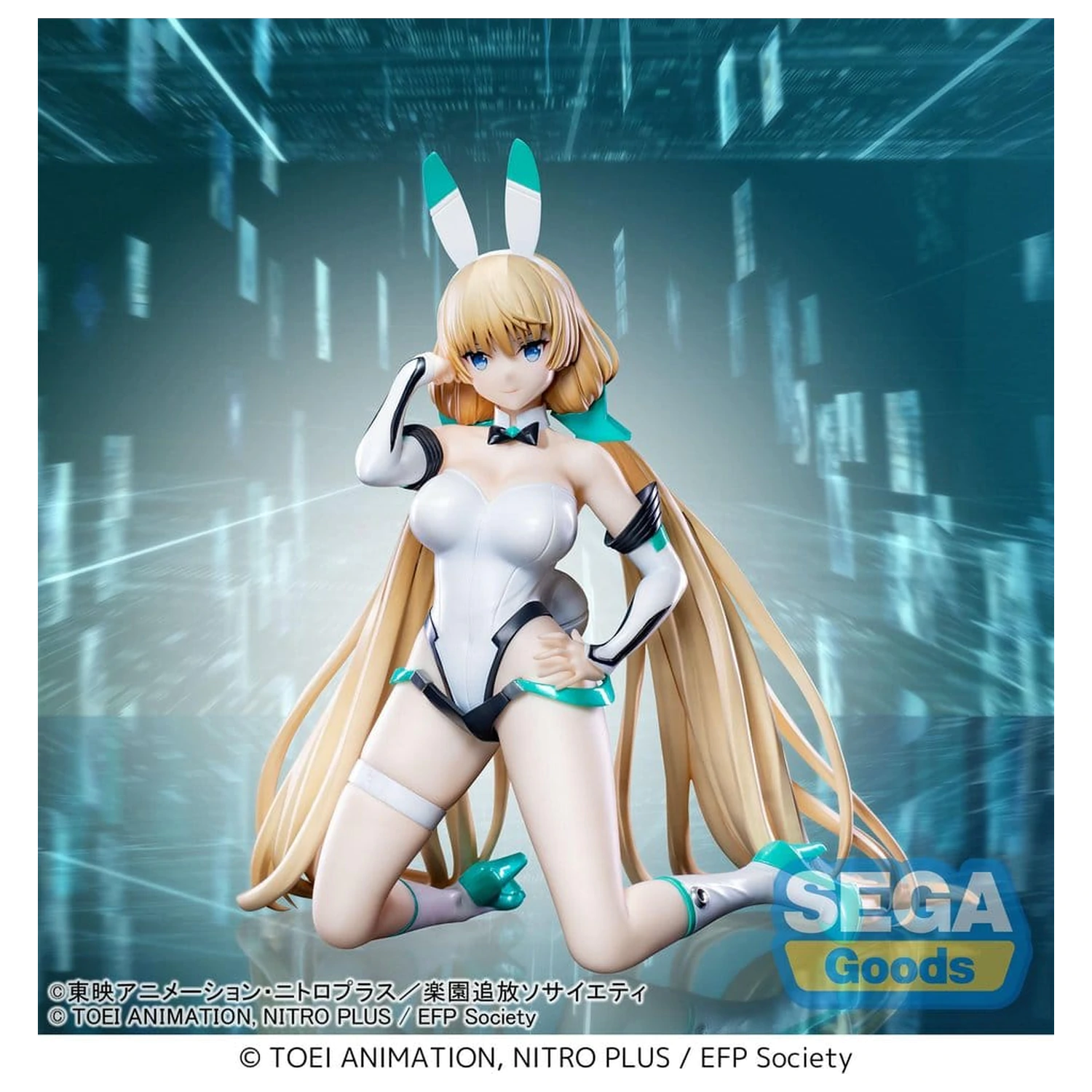 Rakuen Tsuiho -Expelled from Paradise- Yumemirize PVC Figure Angela Balzac ~Cyber Bunny~ 16 cm product photo
