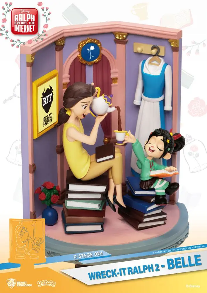 Ralph Breaks the Internet D-Stage PVC Diorama Belle &amp; Vanellope 15 cm product photo