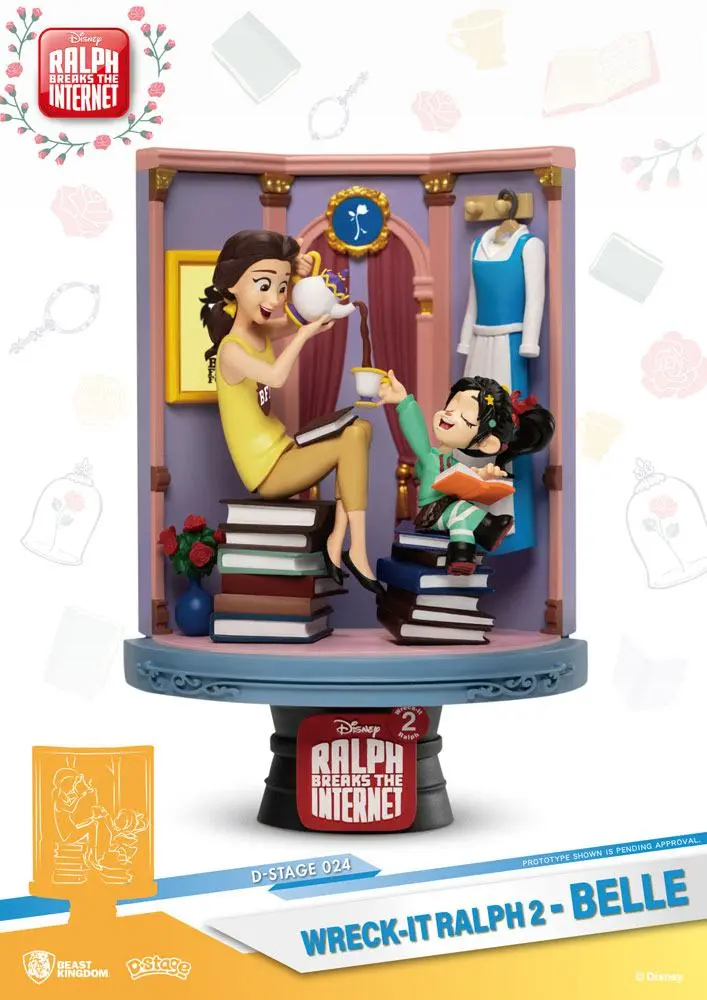 Ralph Breaks the Internet D-Stage PVC Diorama Belle &amp; Vanellope 15 cm product photo