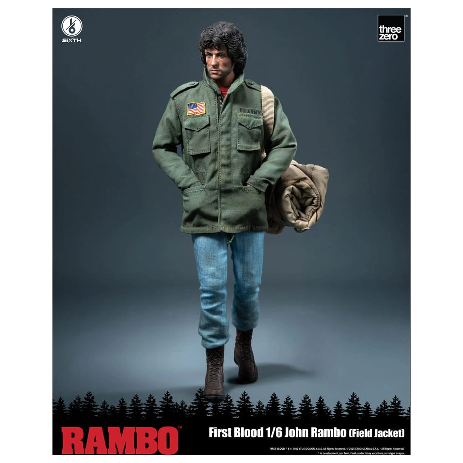 Rambo: First Blood Action Figure 1/6 John Rambo (Field Jacket) 31 cm product photo