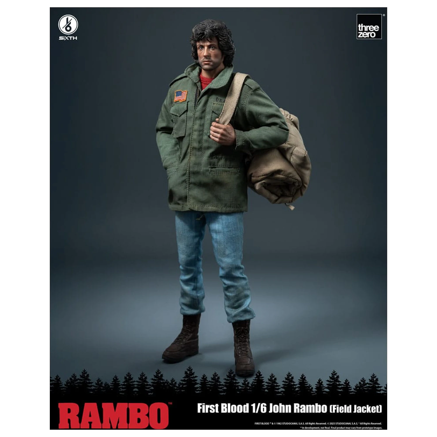 Rambo: First Blood Action Figure 1/6 John Rambo (Field Jacket) 31 cm product photo