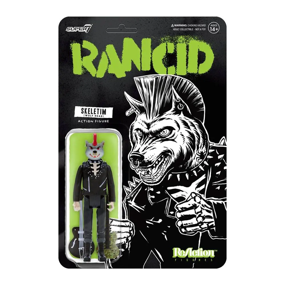 Rancid ReAction Action Figure Skeletim (Wolf Head) 10 cm product photo