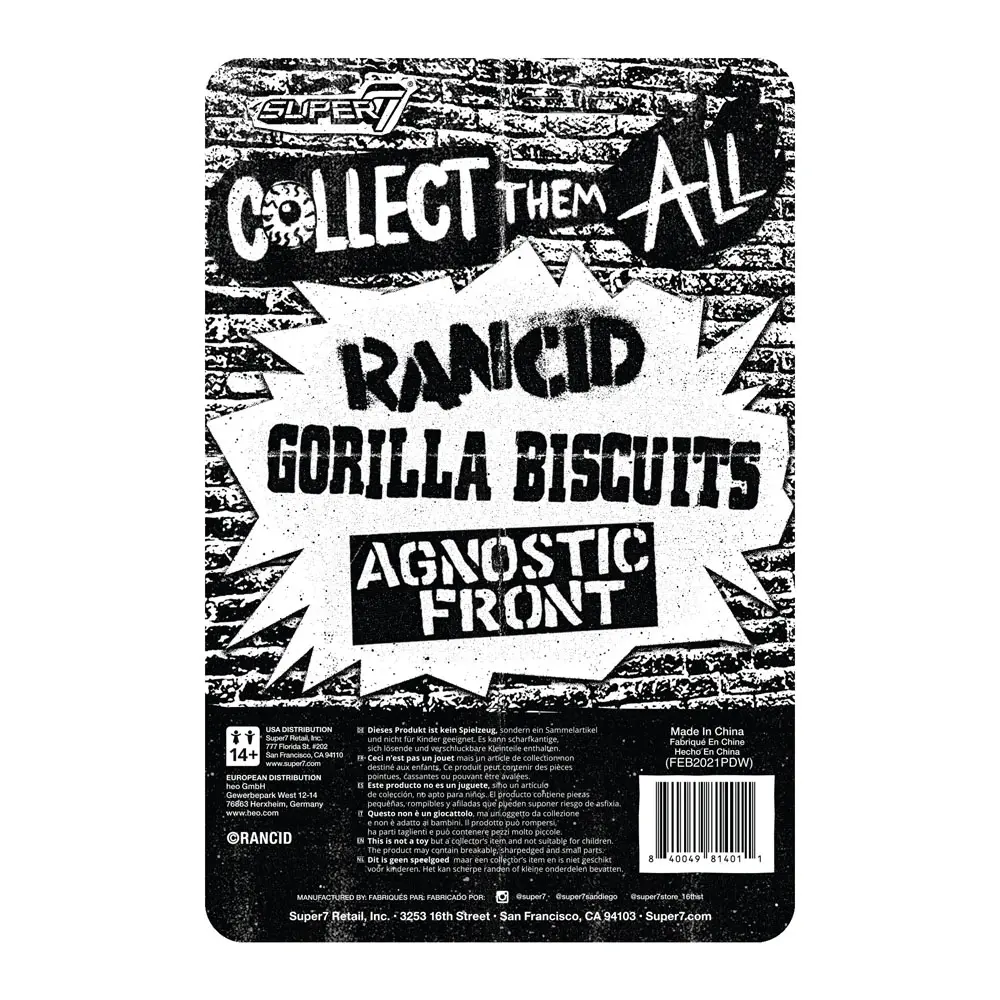 Rancid ReAction Action Figure Skeletim (Wolf Head) 10 cm product photo
