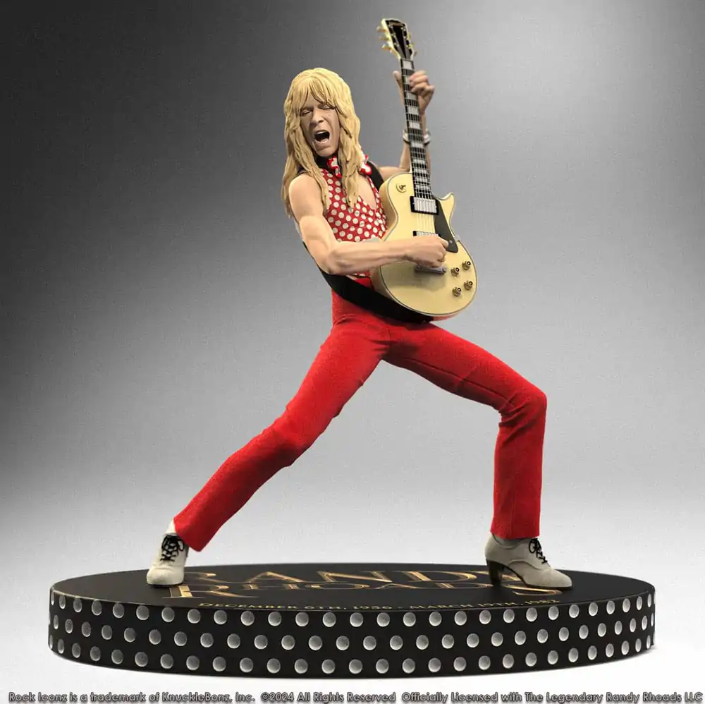 Randy Rhoads IV Rock Iconz Statue The Early Years Red Version 24 cm termékfotó