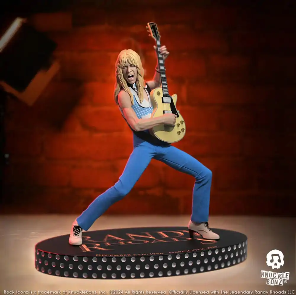 Randy Rhoads IV Rock Iconz Statue The Early Years Blue Version 24 cm termékfotó