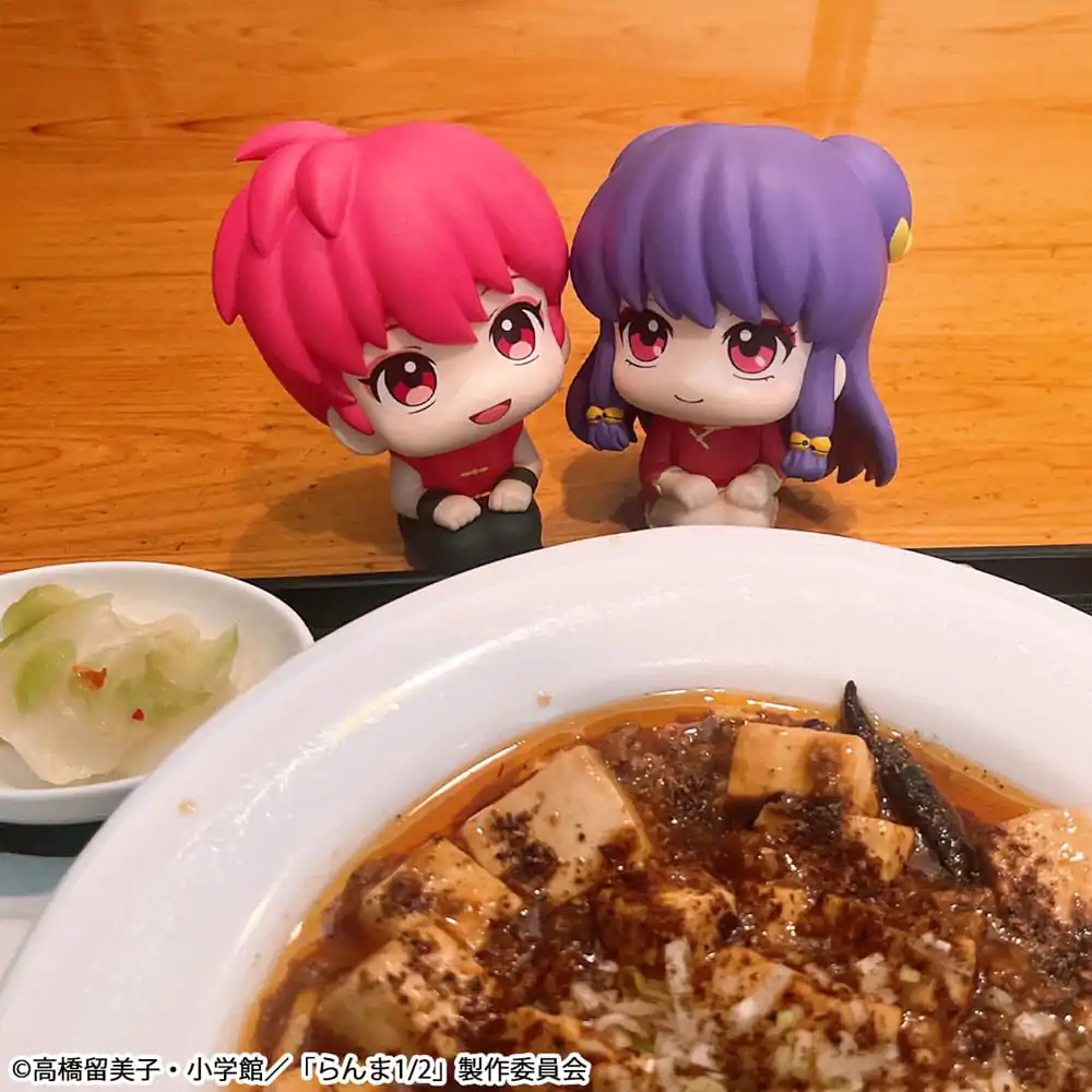 Ranma 1/2 Look Up PVC Statue Ranma & Shampoo 11 cm (with gift)     product photo