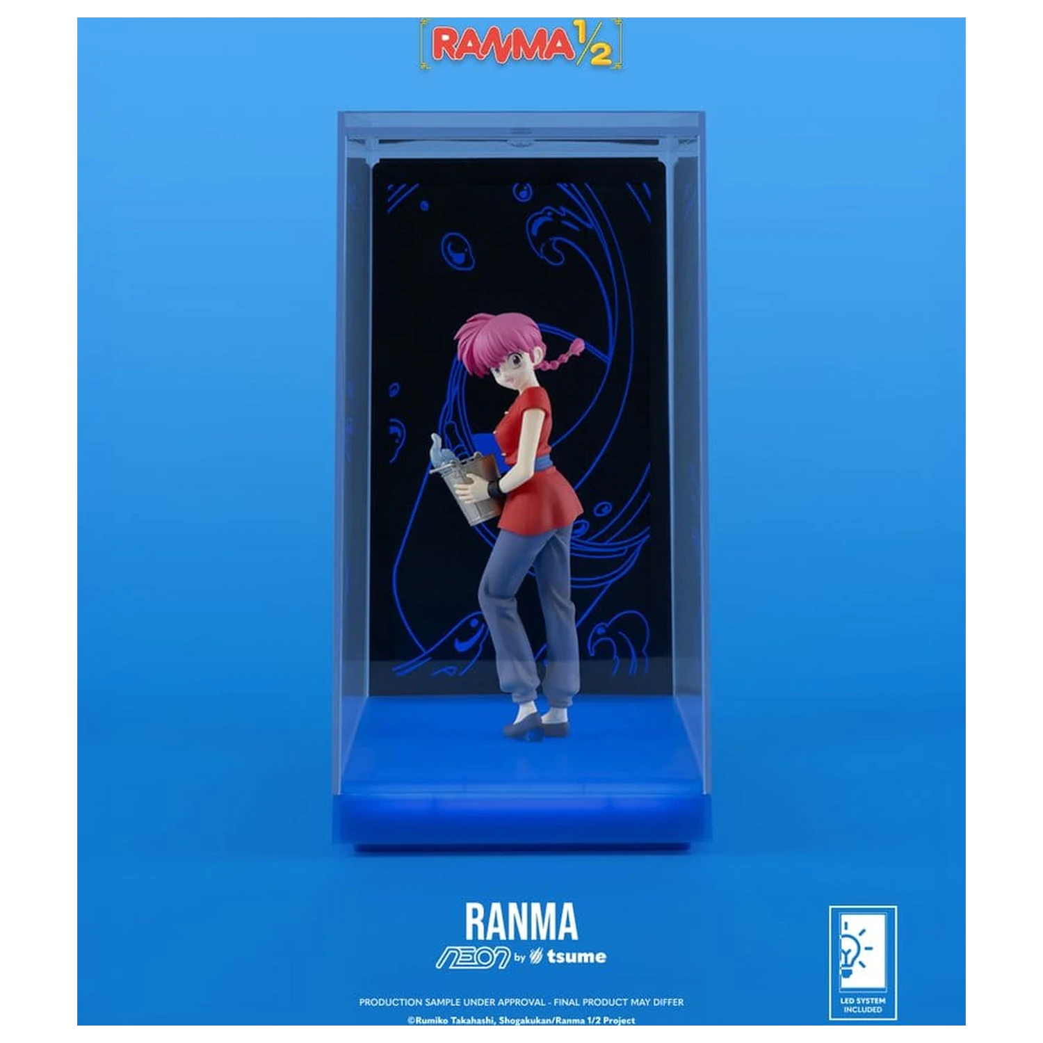 Ranma Neon Figure 1/9 Ranma Saotome Girl 20 cm product photo