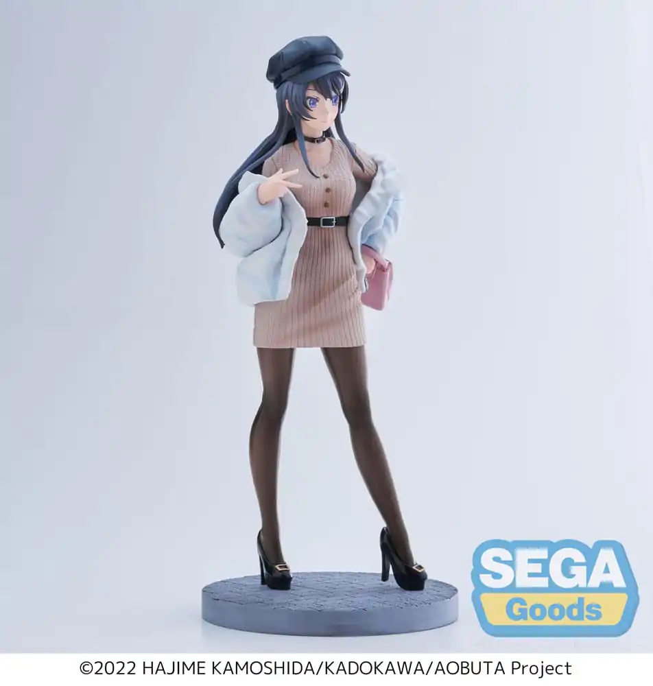 Rascal Does Not Dream of a Bunny Girl Senpai Luminasta PVC Statue Mai Sakurajima Casual Clothes Ver. 21 cm product photo