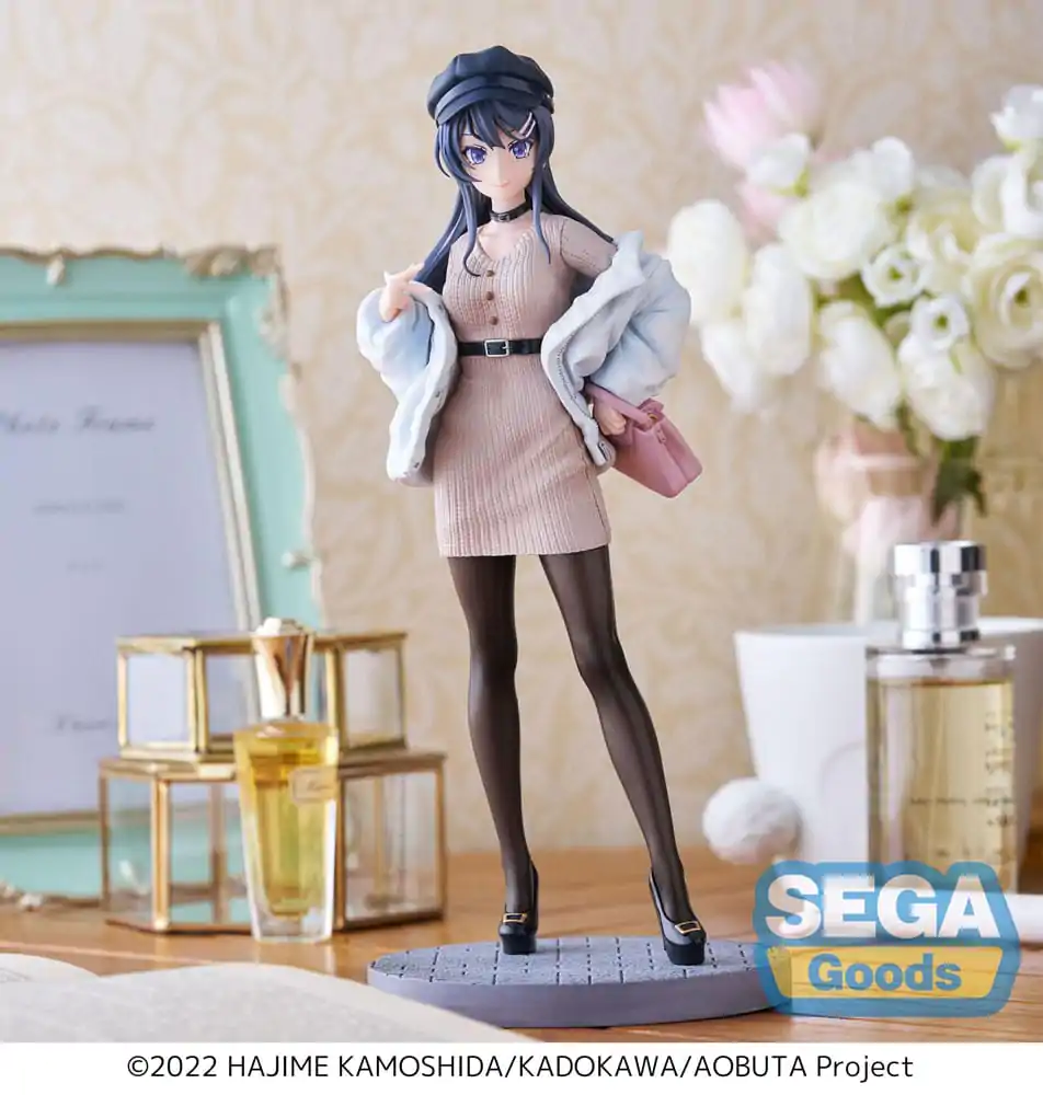 Rascal Does Not Dream of a Bunny Girl Senpai Luminasta PVC Statue Mai Sakurajima Casual Clothes Ver. 21 cm product photo