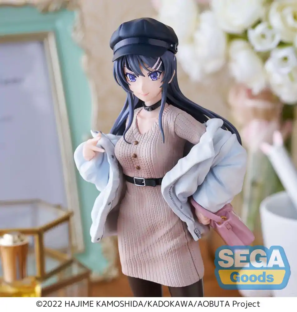 Rascal Does Not Dream of a Bunny Girl Senpai Luminasta PVC Statue Mai Sakurajima Casual Clothes Ver. 21 cm product photo