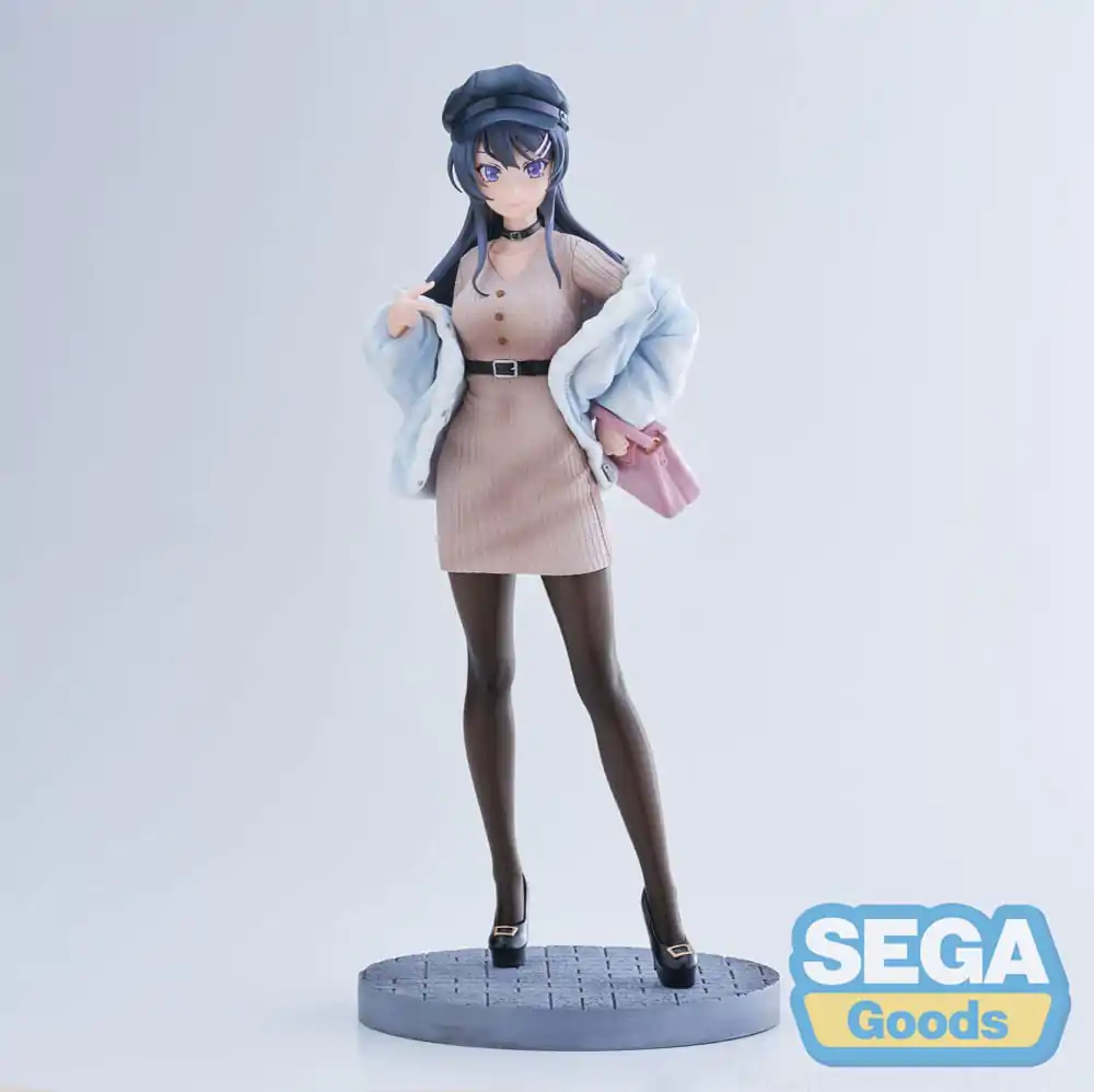 Rascal Does Not Dream of a Bunny Girl Senpai Luminasta PVC Statue Mai Sakurajima Casual Clothes Ver. 21 cm product photo
