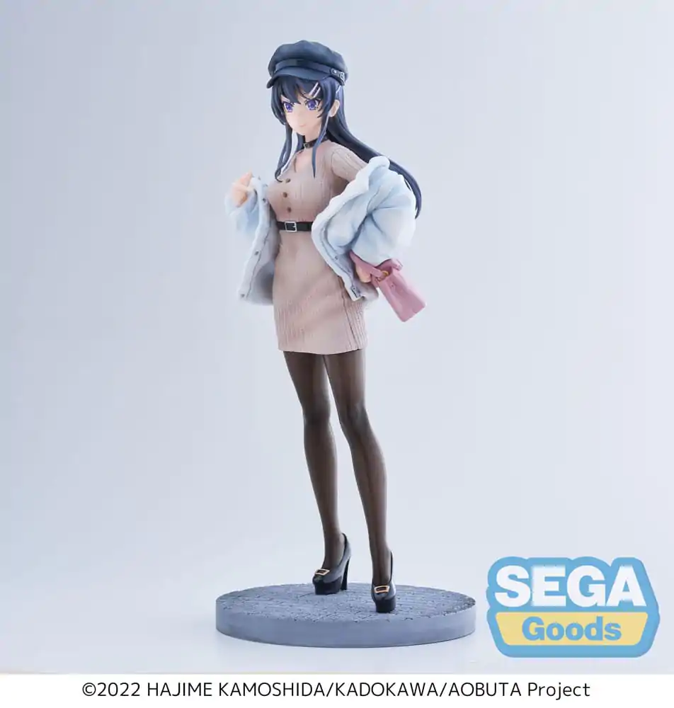 Rascal Does Not Dream of a Bunny Girl Senpai Luminasta PVC Statue Mai Sakurajima Casual Clothes Ver. 21 cm product photo