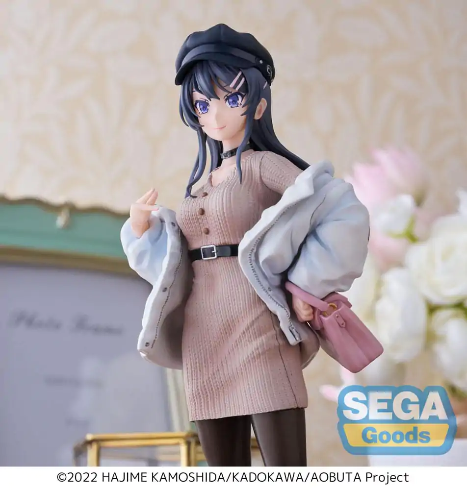 Rascal Does Not Dream of a Bunny Girl Senpai Luminasta PVC Statue Mai Sakurajima Casual Clothes Ver. 21 cm product photo