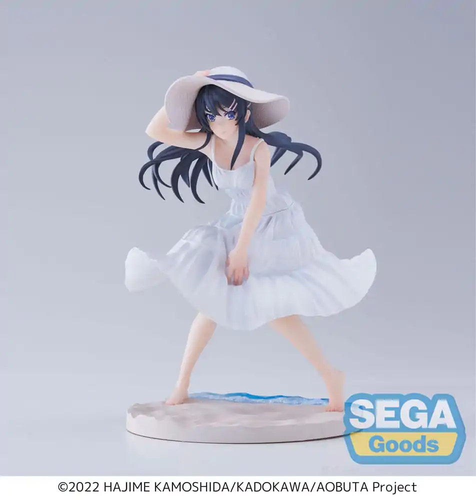 Rascal Does Not Dream of a Bunny Girl Senpai Luminasta PVC Statue Mai Sakurajima Summer Dress 17 cm product photo