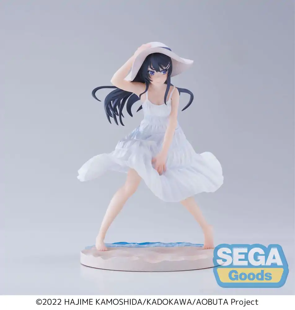 Rascal Does Not Dream of a Bunny Girl Senpai Luminasta PVC Statue Mai Sakurajima Summer Dress 17 cm product photo