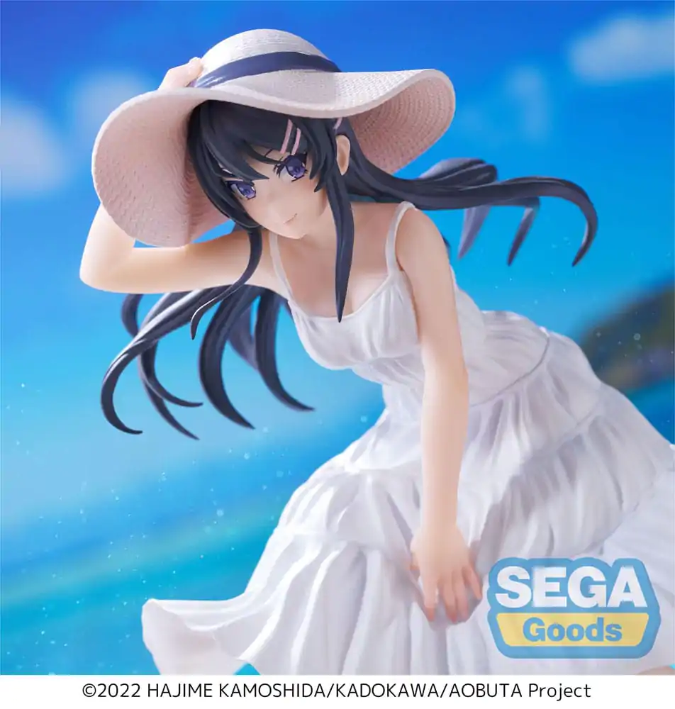 Rascal Does Not Dream of a Bunny Girl Senpai Luminasta PVC Statue Mai Sakurajima Summer Dress 17 cm product photo