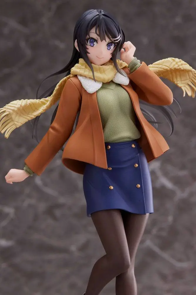 Rascal Does Not Dream of a Dreaming Girl PVC Statue Mai Sakurajima Winter Wear Ver. 20 cm termékfotó