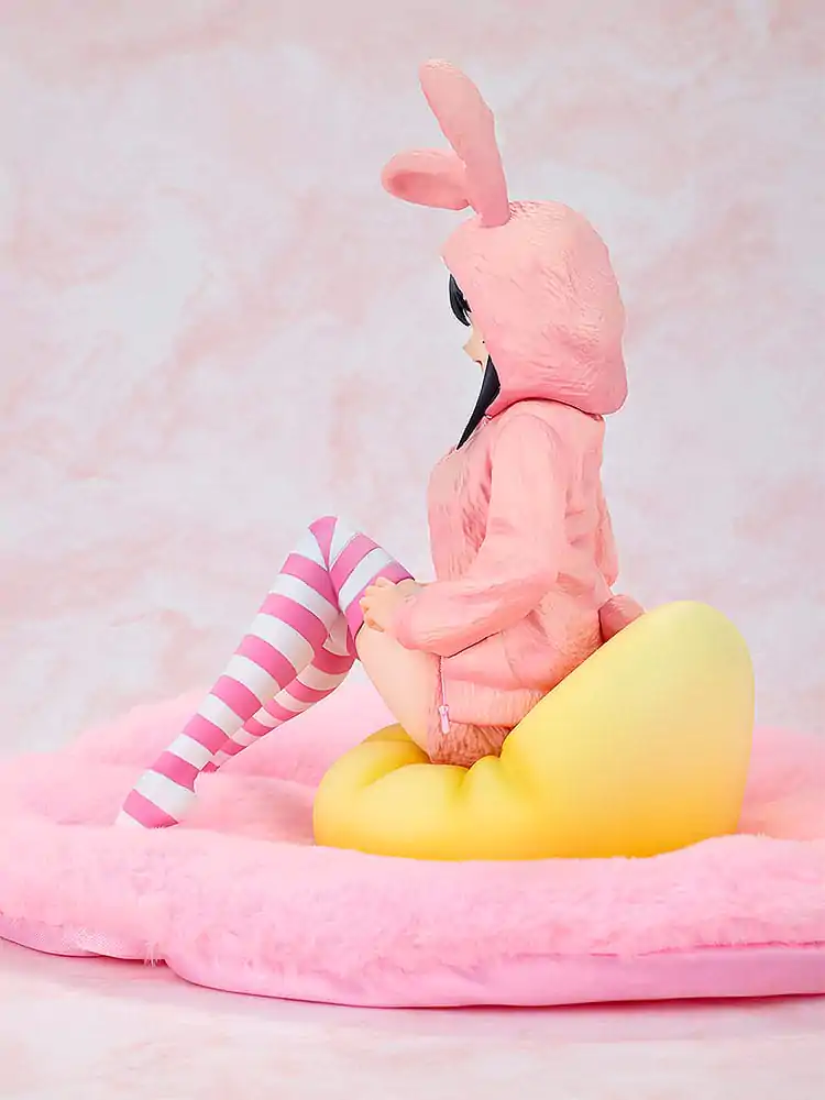 Rascal Does Not Dream of a Knapsack Kid PVC Statue 1/7 Mai Sakurajima Hoodie Look Rabbit Ears Ver. Popular Edition 18 cm product photo
